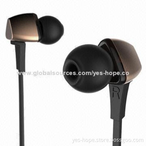 Colorful Stereo Mobile Phone Metal Earphones with Mic